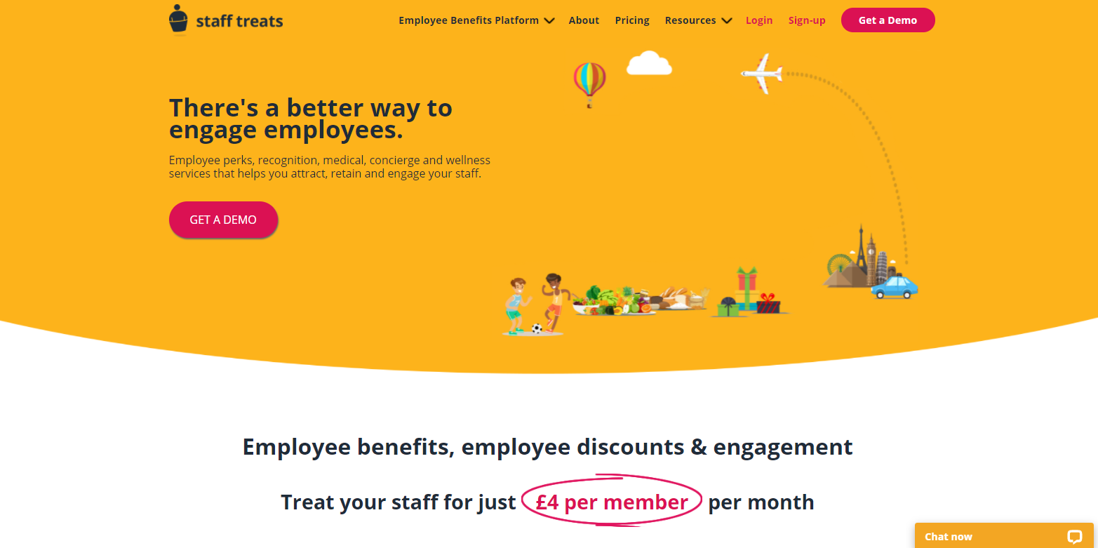 Staff Treats employee discount scheme