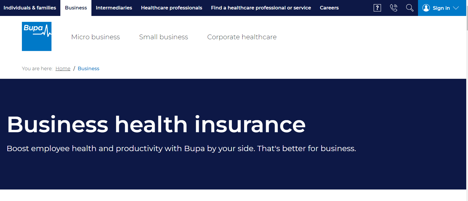 bupa health insurance 