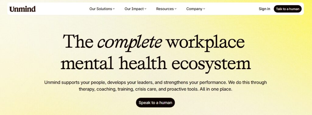 unmind app homepage unmind app homepage